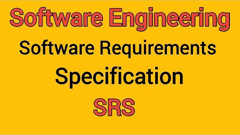 Software Requirements Specification ( SRS ) | SRS Explained in Hindi