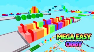 Roblox So I played Mega Easy Obby 🌟 725 Stages! in Roblox!