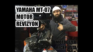 YAMAHA MT-07 MOTORUNU REVİZYON ETTİK. TOPLUYORUZ.