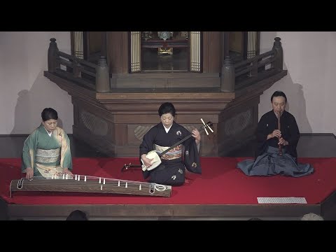 地歌《残月》 Jiuta ''Zangetsu'' - YouTube