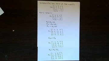 Matrix: Determining the Rank of 4 X 4 Matrix | Easy Method