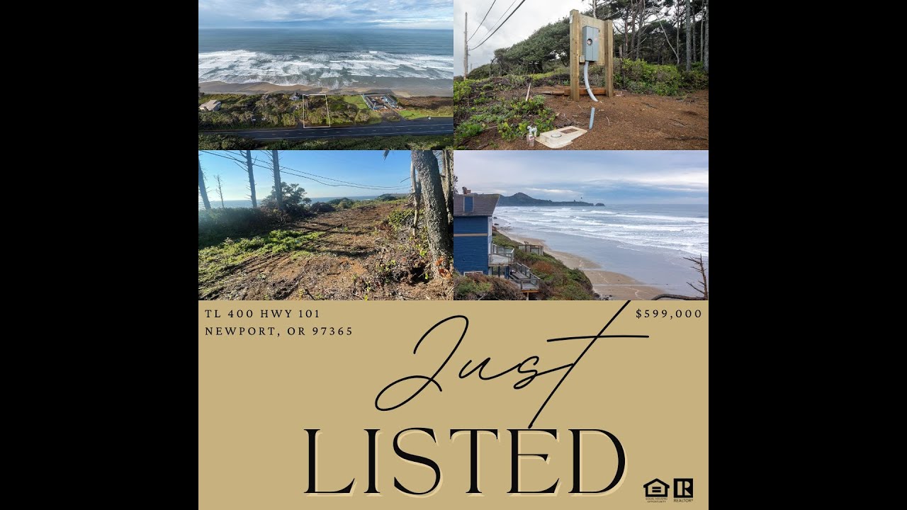 are Newport Oceanfront Coastal Acreage with Panoramic Ocean Beach Views & Utilities Onsite Oregon