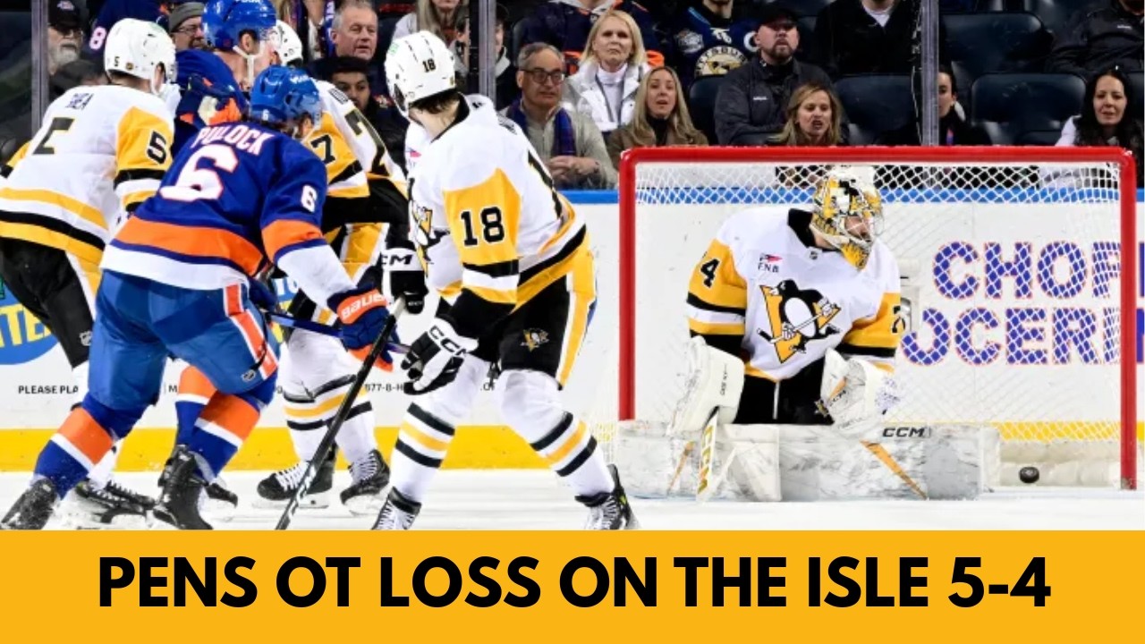 Pens OT Loss on the Island 5-4.