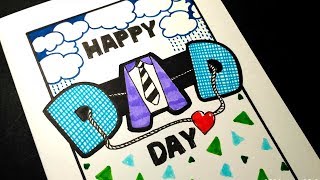 Happy Dad day card drawing || Happy father's day screenshot 4