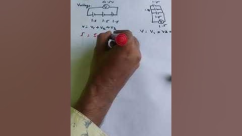 Series Parallel Connection Tamil