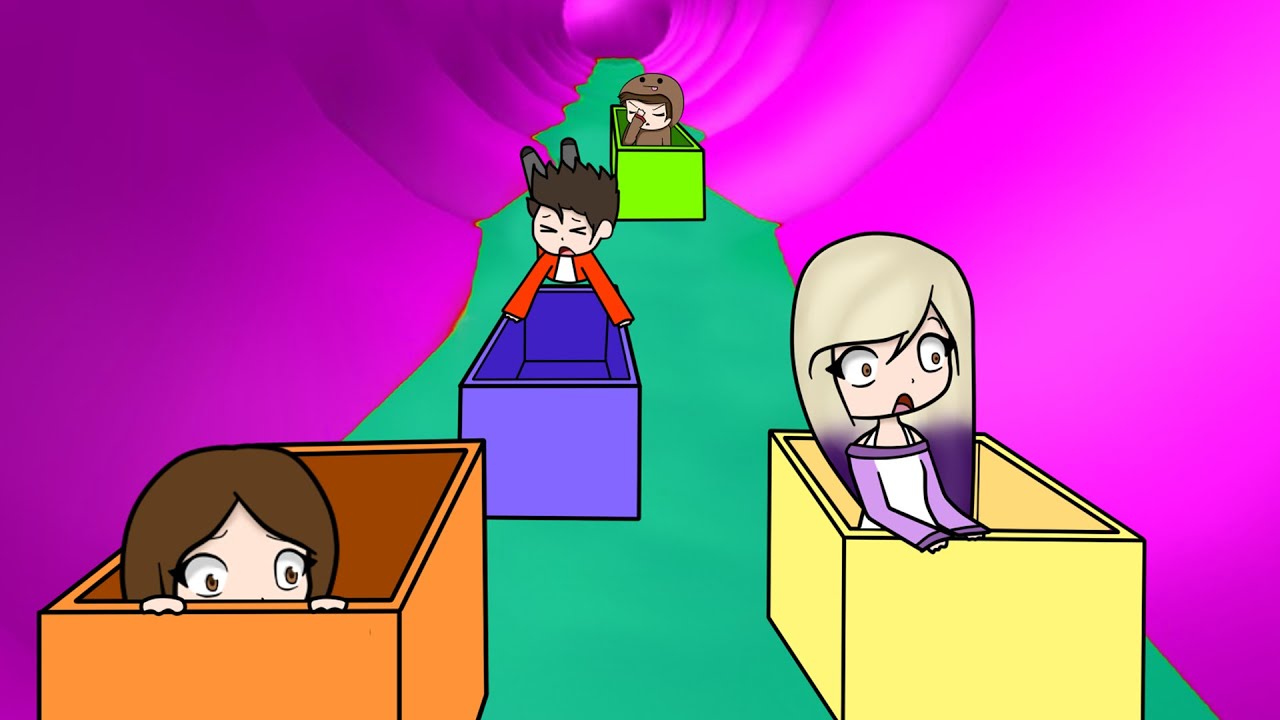 CARRERA DE CAJAS INFINITA CON EL TEAM EN ROBLOX