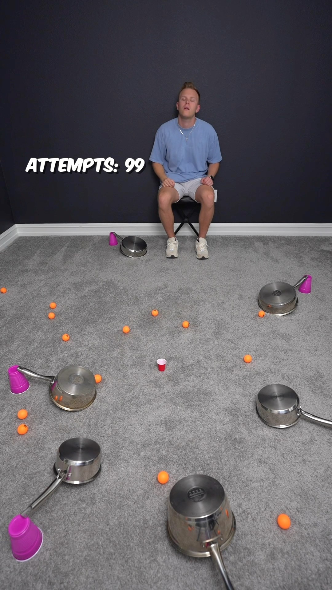 Ping Pong Trick Shot! (Happy Birthday)
