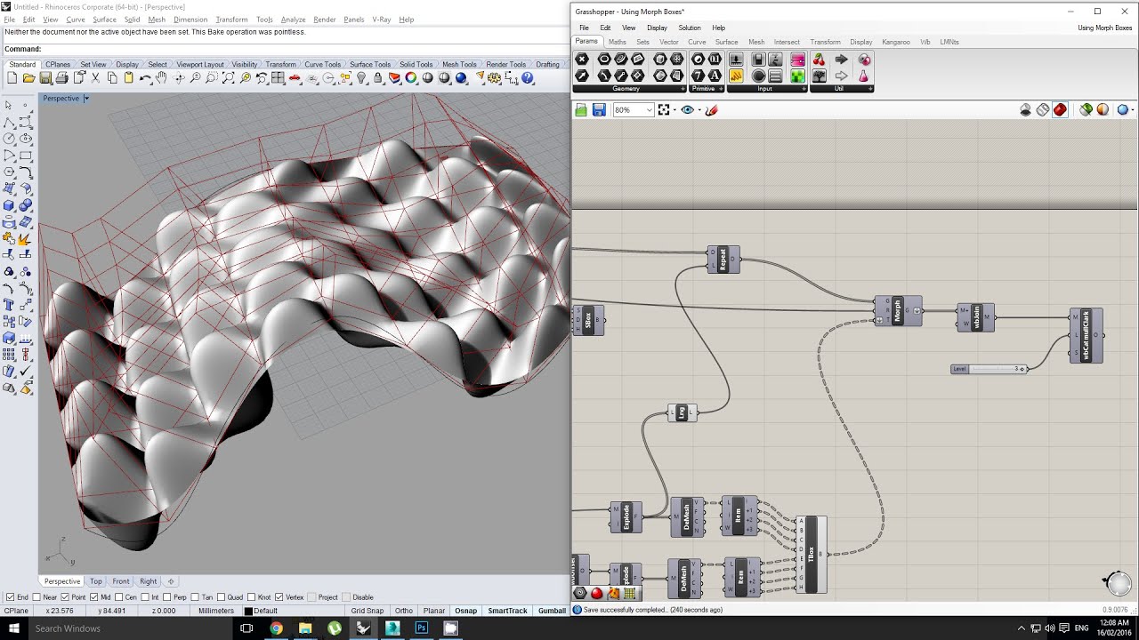 making zbrush shadowbox with grasshopper 3d