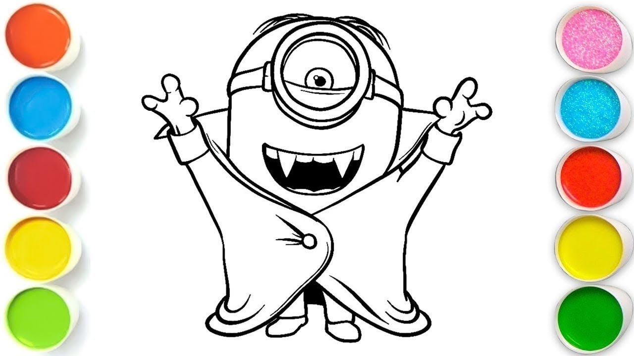 MINION Drawing, Painting & Coloring For Kids and Toddlers_ Child Art