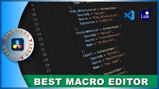 Best Text Editor for Editing Fusion Macros and Templates in DaVinci Resolve screenshot 3