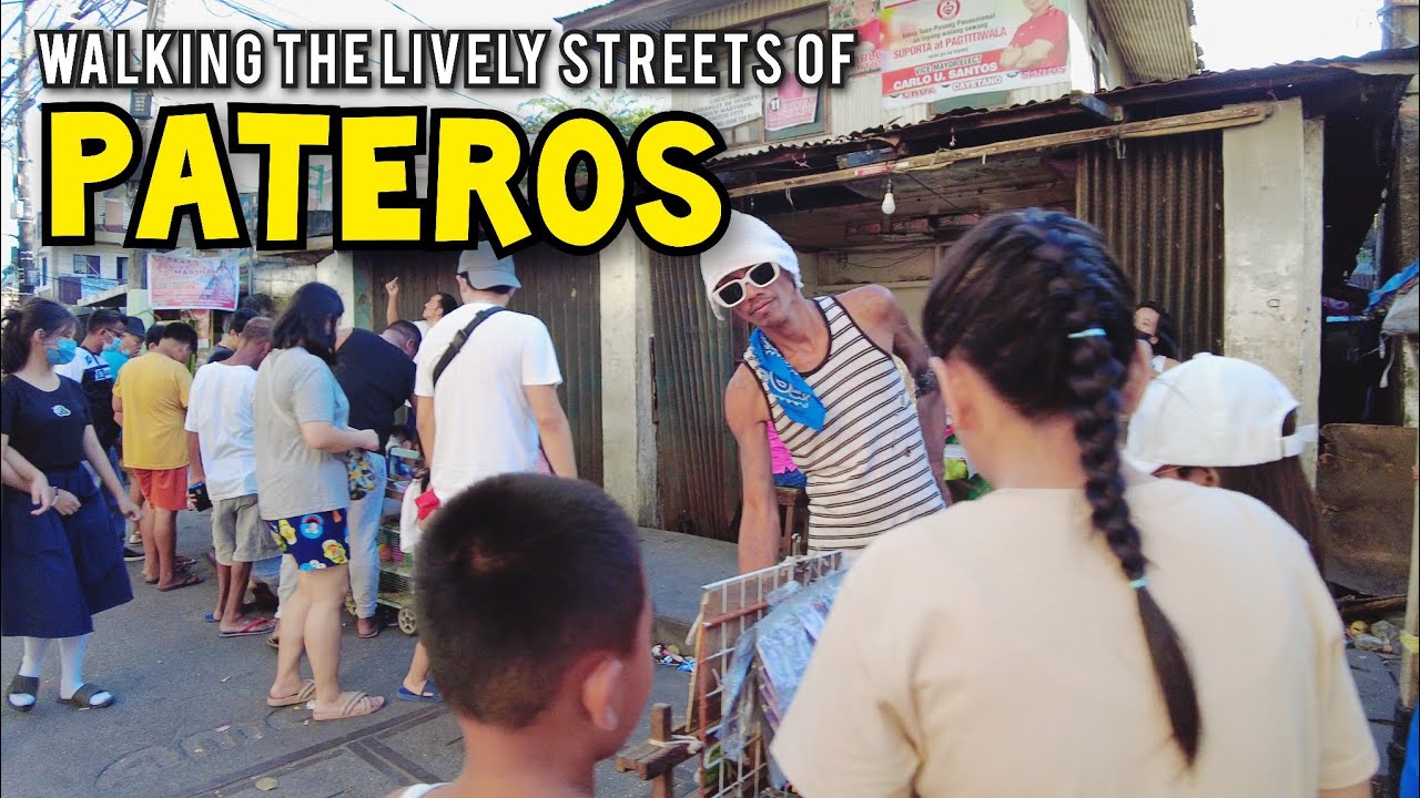 Walking the lively streets of Pateros Metro Manila 2023 4K  Real Life in the Philippines