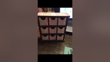 DT PROJECT: GONE ARTSY: KAISERCRAFT 9 DRAWER CABINET