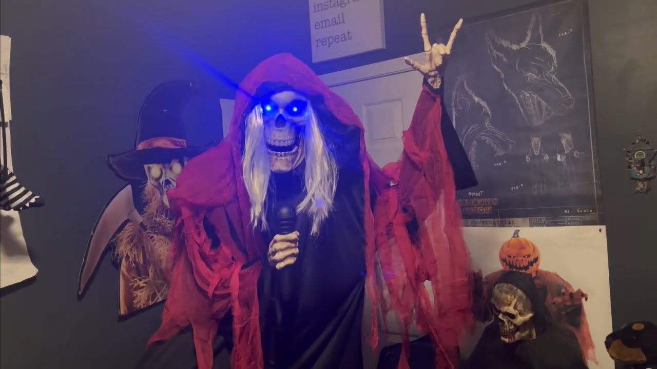 Bluetooth Reaper Singer Demo, Lowe’s Halloween 2024! YouTube