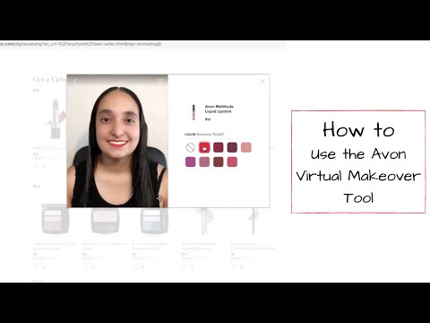 How to use the Avon Virtual Makeover Tool