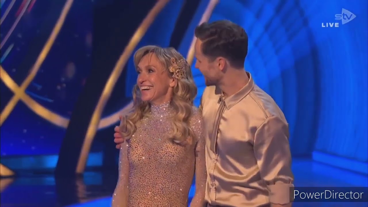 Michaela Strachan and Mark Hanretty skating in Dancing On Ice (Semi Final) (2/3/25)