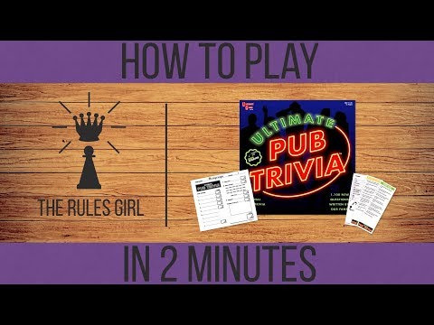 How to Play Ultimate Pub Trivia in 2 Minutes The Rules Girl