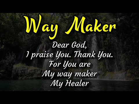 WORSHIP SONG FOR TODAY: WAY MAKER  The Abuse Expose' with Secret Angel