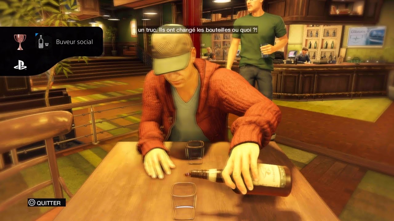 WATCH_DOGS - Buveur social  (Trophée)