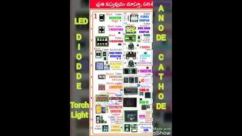 LED Anode cathode identification