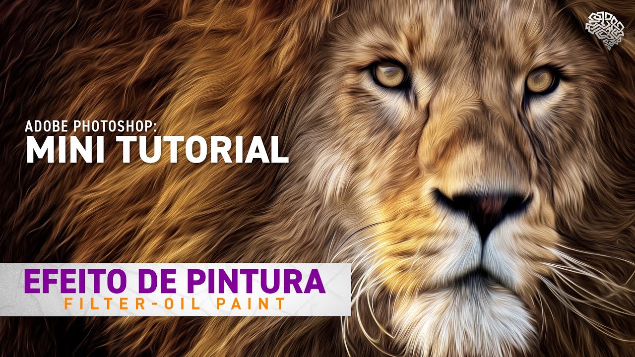 MINI TUTORIAL - PHOTOSHOP-EFEITO DE PINTURA - FILTER OIL PAINT - BY THIAGO CRUZ