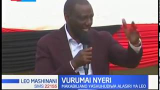 Vumurai Nyeri: Makabiliano kati ya wafuasi wa Ngunjiri na wa Naibu Rais yashuhudiwa alasiri leo