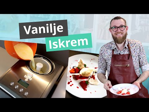 Hvordan å lage enkel hjemmelaget vanilje iskrem?