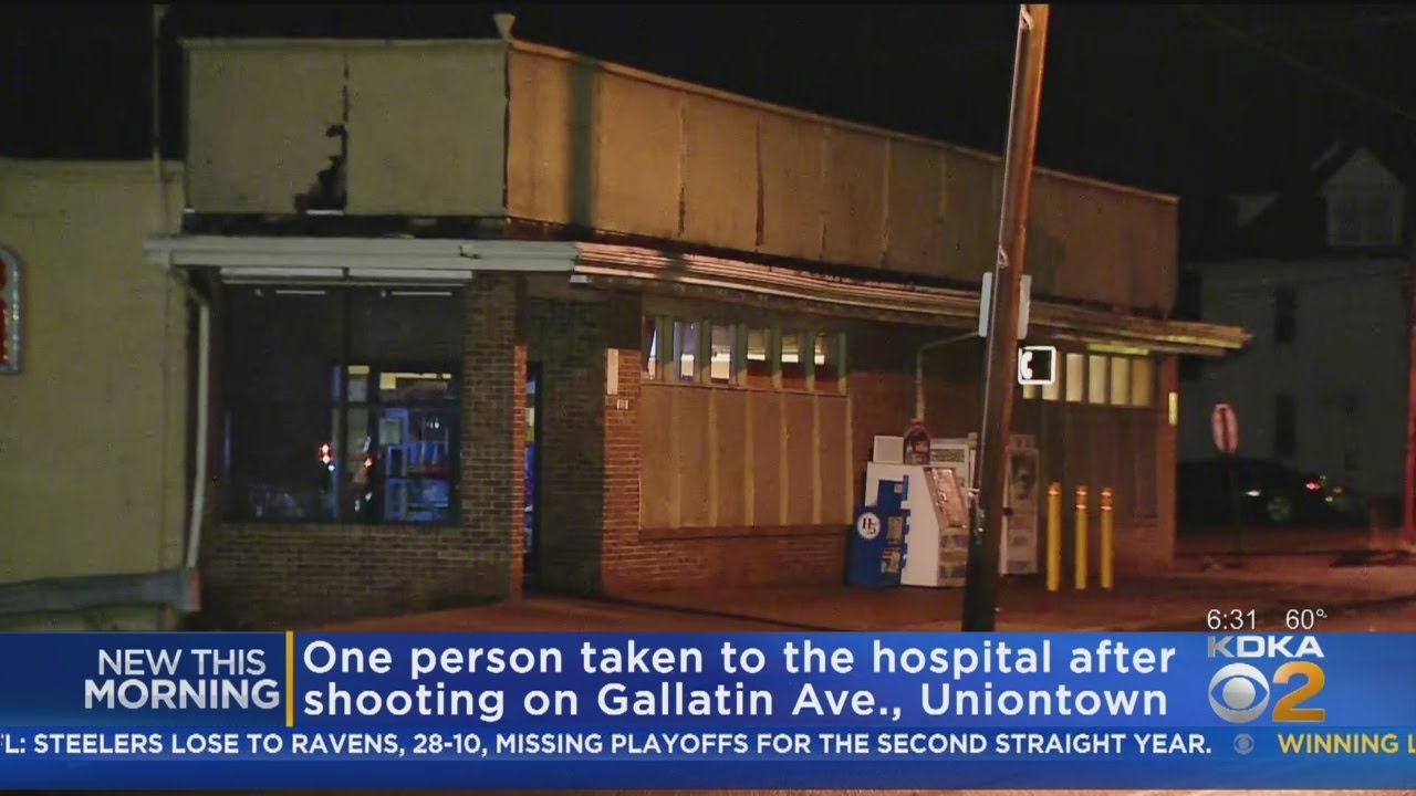 1 Person Hospitalized After Uniontown Shooting - YouTube