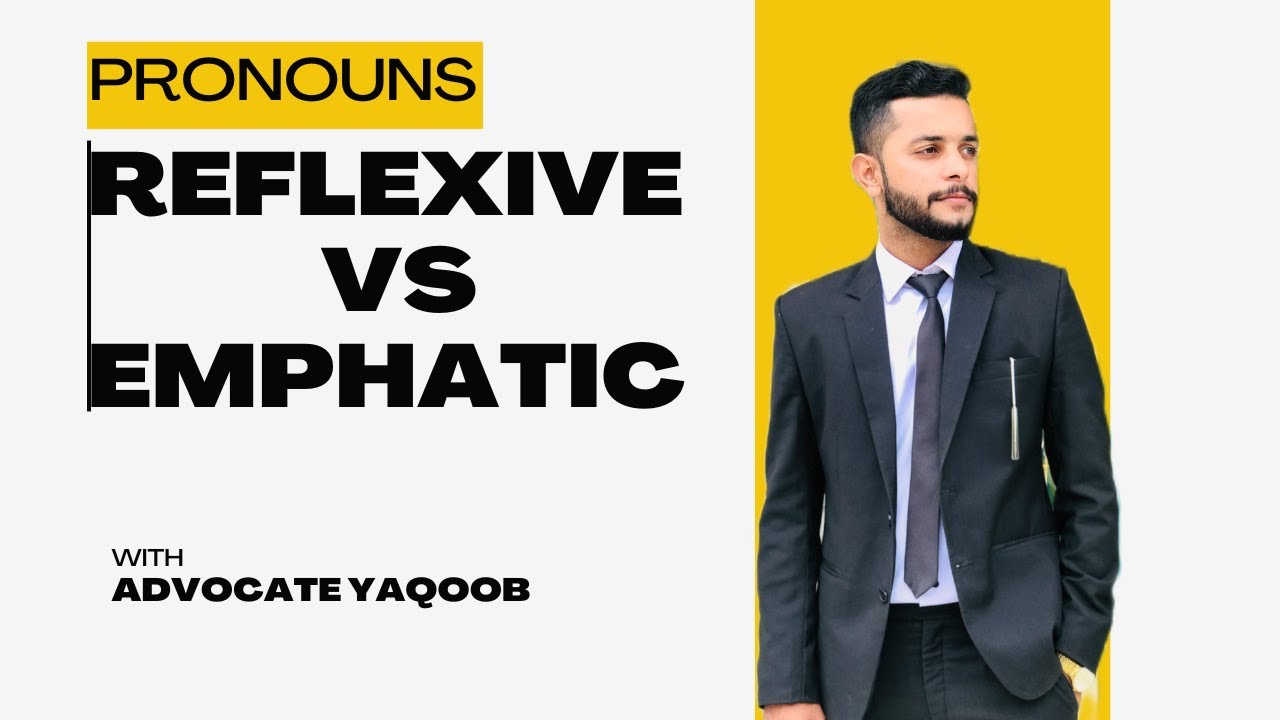 Reflexive & Emphatic Pronouns| Differences | Urdu/Hindi |