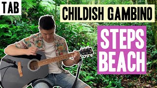 Childish Gambino  Steps Beach  Guitar Tab  Cover  Lesson  Tutorial