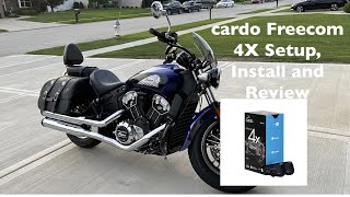 Cardo Freecom 4x Headset for Motorcycle