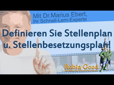 Definieren Sie Stellenplan Und Stellenbesetzungsplan Youtube