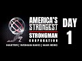 Day 1 2024 America's Strongest Master, America's Strongest Man 80k and America's Strongest Woman 64k