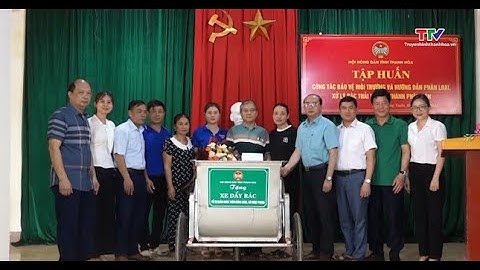 Thường Xuân tập huấn công tác bảo vệ môi trường