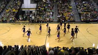 2013 Pacesetters performing at the Homecoming Assembly