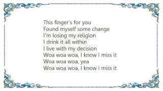 Filter - This Finger&#39;s for You Lyrics