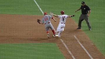 CIN@ARI: Call at first stands after challenge in 6th