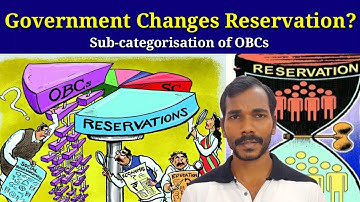 The Sub-categorisation of OBCs Reservation Explained | English | jeyansocial | Jeyan G | GJ |