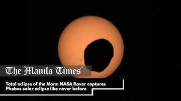 Total eclipse of the Mars: NASA Rover captures Phobos solar eclipse like never before