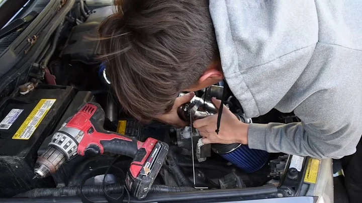 Heat shield for custom intake installed.