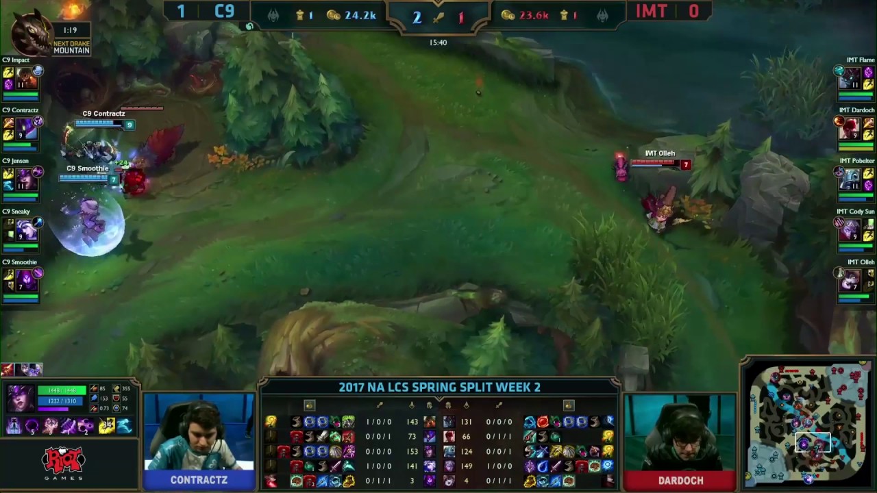 C9 vs IMT: Best of 3 - Day 2 Week 2 NA 2017 Spring Split