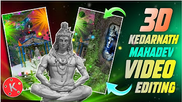 3D video editing | kedarnath 3d status video editing | 3d behind object status video editing hindi