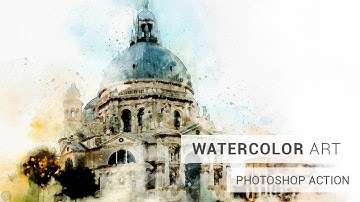 Realistic Watercolor Photoshop Action Tutorial