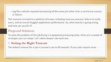 Resolving the Laravel Queue Processing State Issue