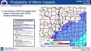 NWS Jackson Weekly Weather Briefing: January 15, 2026