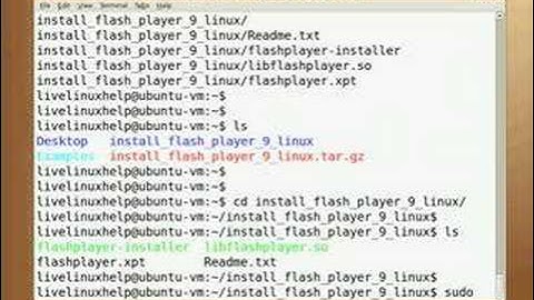 Installing Flash Plugin For Firefox on Ubuntu Linux