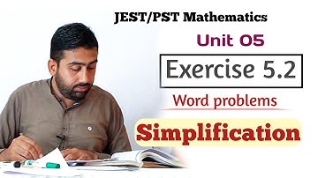 Word problems Simplification | unit five | Class Six | Sindh Text | JEST PST maths | Sindhi Thoughts
