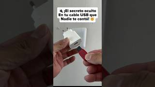 Tu cable USB no es tan simple como crees… 😳🔌#Tecnología #TrucoDigital #USB   #TipsTecnológicos