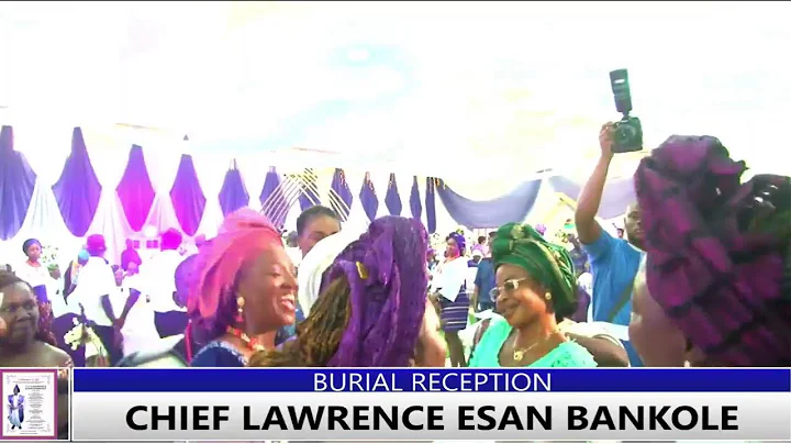 CHIEF LAWRENCE BANKOLE BURIAL RECPTION