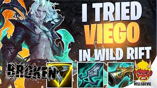 I Tried Viego In Wild Rift And He's SO BROKEN (Penta Kill)! | Viego Gameplay | Guide & Build