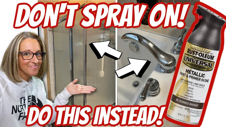 UPDATING my FIXTURES DON'T SPRAY ON! DO THIS INSTEAD! GENIOUS!!!